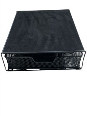 Tassimo Coffee Machine and Capsule Wire Mesh Holder Grey Black Pull Out Drawer